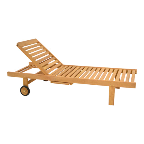 Lesli Living Gartenliege Teak 65x200 cm