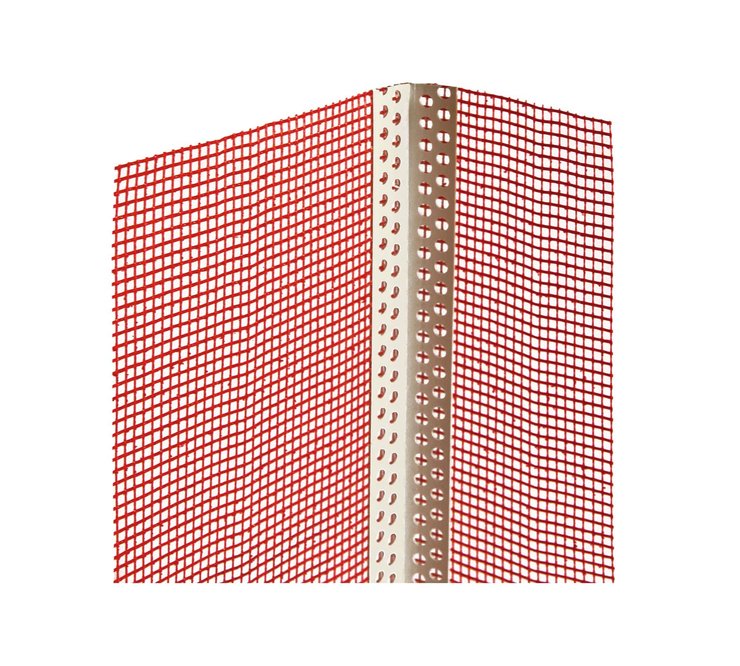 Baumit PVC-Eckwinkel mit Gewebe 10/15, 2,5 m, für WDVS