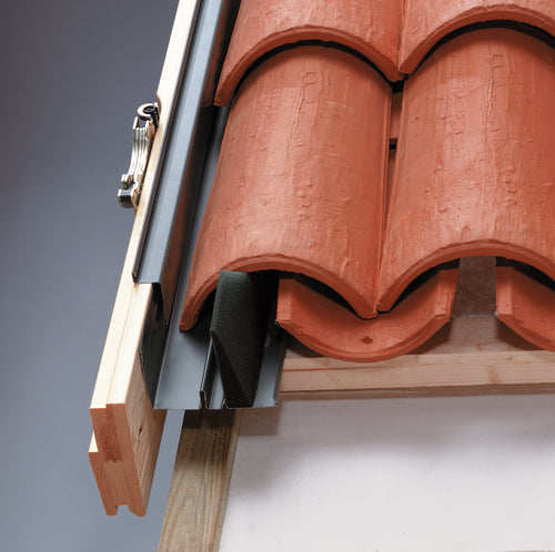 VELUX EDW Anschlussset Ziegel/H Eindeckrahmen, grau