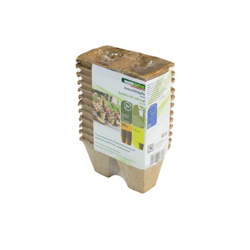 WINDHAGER Anzuchttöpfe 6 cm eckig, 24 Stk./Packung