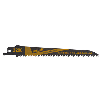 Wolfcraft Fuchsschwanzsägeblatt HCS, Länge 150 mm, 2 Stück