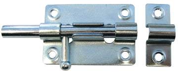 HSI Grendelriegel mit Schlaufe verzinkt mit Platte 40 mm