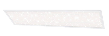 BRILONER LED Panel UltraFlach „Sternenhimmel“, weiß, 36 W