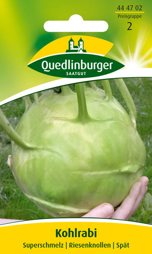 QUEDLINBURGER SAATGUT Kohlrabi Superschmelz Gemüsesamen PG 2