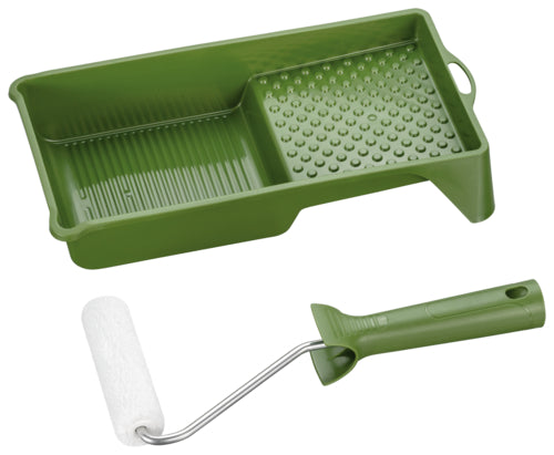 Color-Expert Lasur-Rollerset 3-teilig mit Microfaser, 27,5 cm Bügel