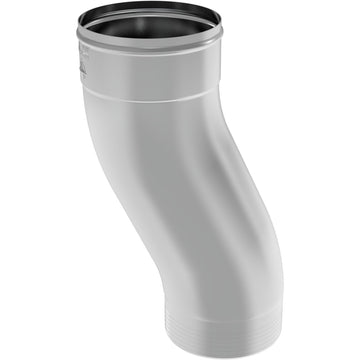 Zambelli ZN Sockelknie DN 100, walzblank, Stärke 0,70 mm