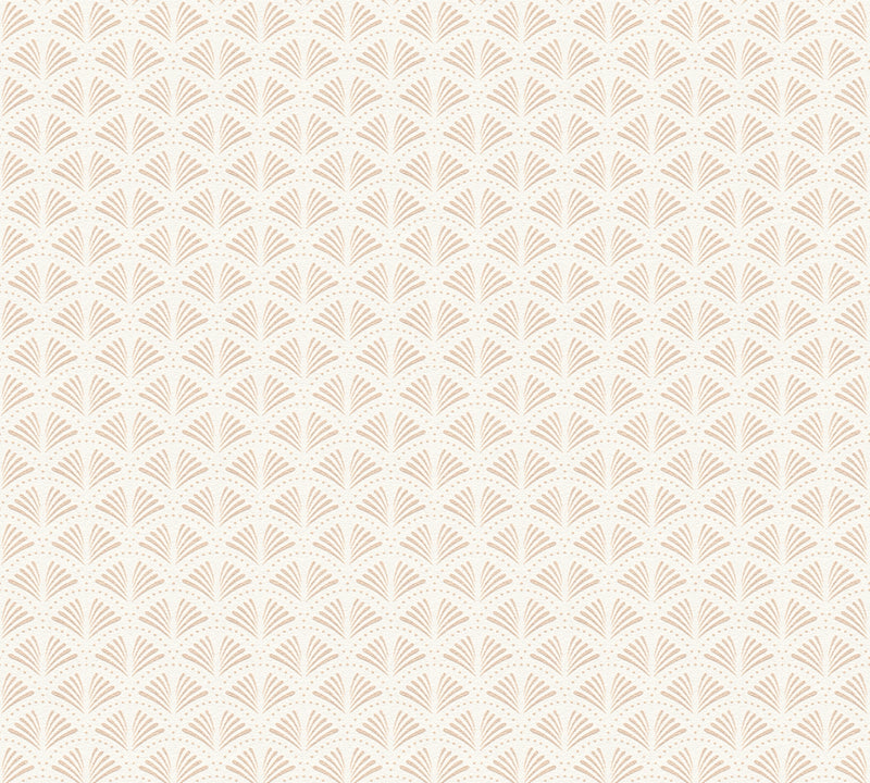 A.S. Création Vliestapete Design Dschungel Gold-Weiß, fächer klein