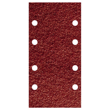 Wolfcraft Haft-Schleifscheiben Korund K180 gelocht, 93x185 mm, 10-tlg.