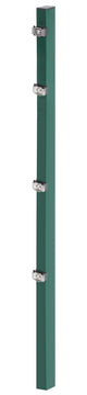 GAH ALBERTS Zaunpfosten grün 60 x 40 mm, 1750 mm mit Klemmlasche