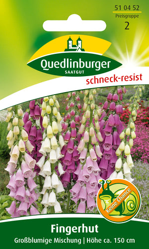 QUEDLINBURGER SAATGUT Fingerhut Großblumige Mischung PG 2, bunt