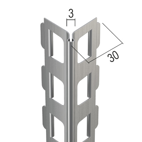 PROTEKTORWERK Kantenprofil Außen 2218, Edelstahl, 10 mm Putzstärke