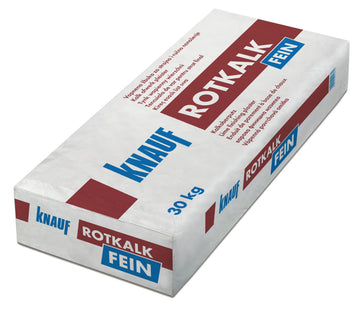Knauf Rotkalk Fein Kalkoberputz rötlich-braun, innen & außen, 30 kg