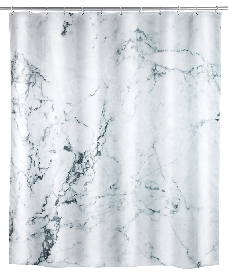 WENKO Onyx Duschvorhang mehrfarbig aus Polyester, 180 x 200 cm