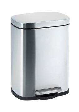 WENKO Tret/eimer Leno EasyClose 5 l Edelstahl matt – NR.24942100