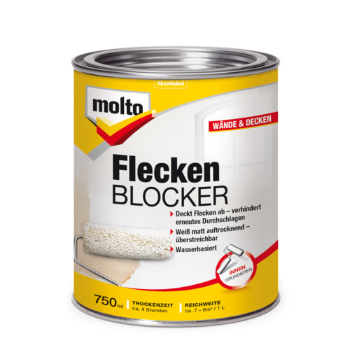 Molto Flecken-Blocker 0,75 l – Fleckenblockierendes Anstrichmittel