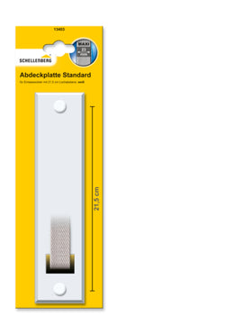 Schellenberg Abdeckplatte Maxi weiß – Lochabstand 215 mm