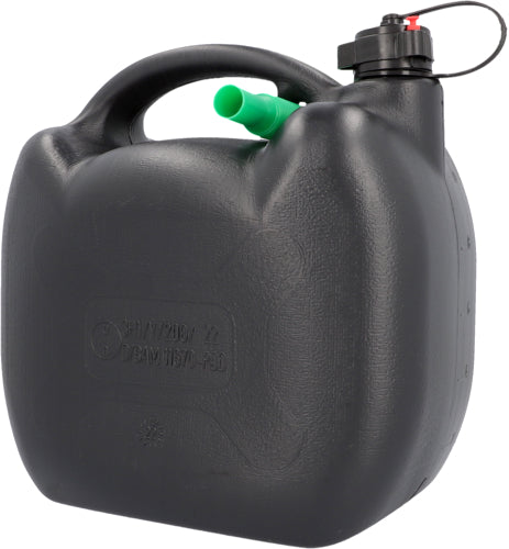 Cartrend Benzinkanister aus Kunststoff in schwarz, 10 l Kanister