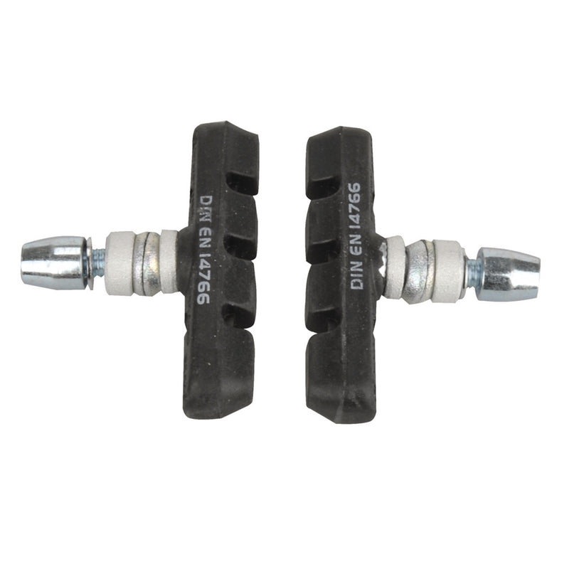fischer Bremsschuhe V-Brake Keramik, schraubbar, schwarz/silber, 2 Stück