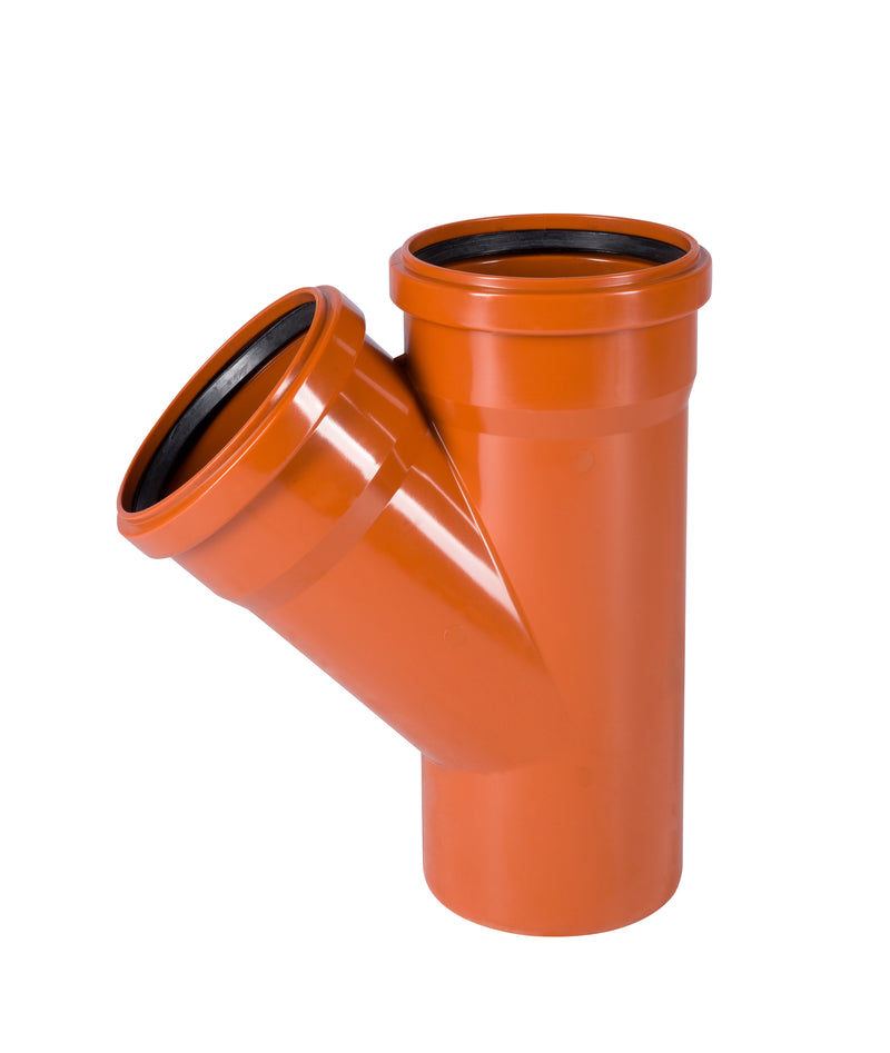 Ostendorf KGEA Einfachabzweig 125/125 orangebraun PVC