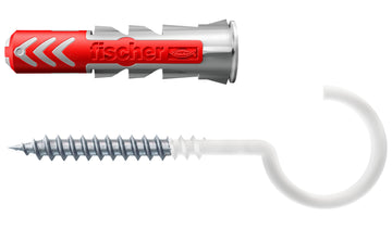 fischer DuoPower Universaldübel Mauerwerksdübel 10x50 mm Nylon (2 Stück)