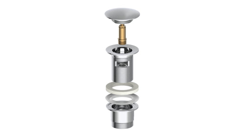 Schütte Ablaufventil DAV-1WK 1 1/4"x65 mm chrom mit Überlauf