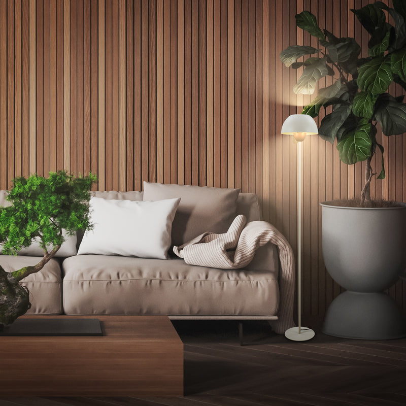 BRILONER Leuchten Stehleuchte Gryde coffee IP20 25W exkl. LM E27, Warm-Grey