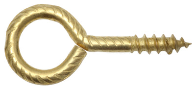 SWG Ringschraube vermessingt, rund