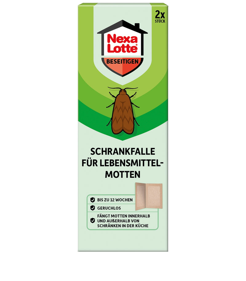 Nexa Lotte Schrankfalle für Lebensmittelmotten NL, Biozid+Verschl.
