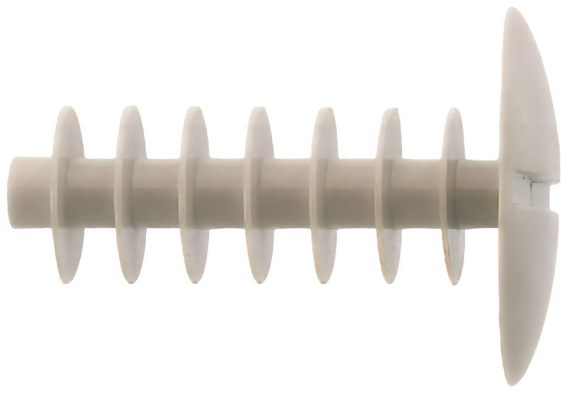 fischer Abdeckkappen AD 12 x 40 G, grau, Kunststoff, 100 Stück