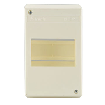 UNITEC Kleinverteiler AP IP40, 12 Module, weiß, 94×160 mm