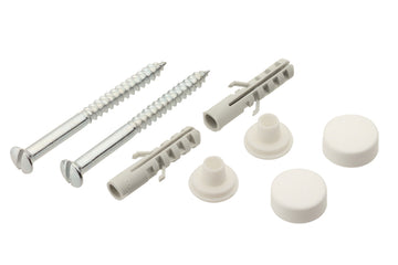 Schütte Befestigungsatz Linsenkopf 6x70 mm, weiß für Stand-WC