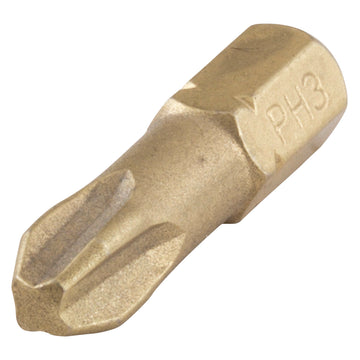 Wolfcraft Diamant-Bit PZ 3 (Stahl), 1/4" Hex-Aufnahme, Länge 25 mm