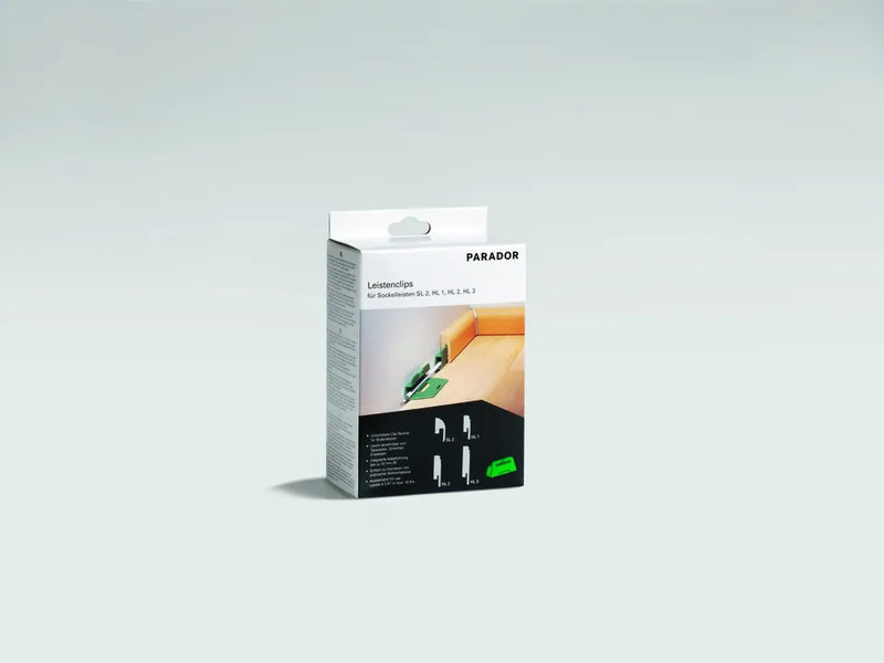Parador Leistenclipse grün für SL 2, 24er-Set, Kunststoff-Clips