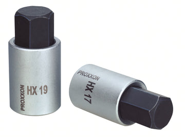 PROXXON Steckschlüsseleinsatz 1/2" HEX 17, Länge 55 mm