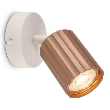 Briloner Leuchten Spot Riffle LED Spot, Kaffee, IP20
