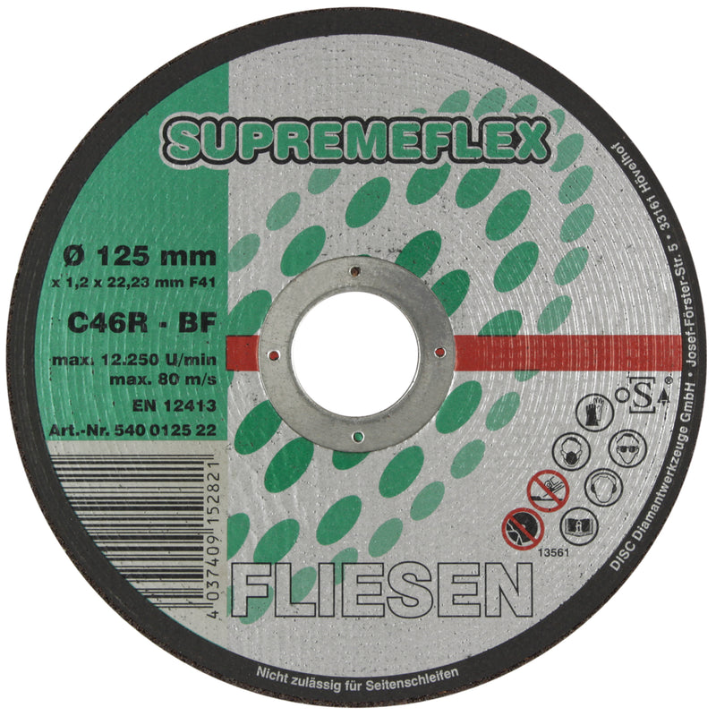 DISC Trennscheibe Fliese dünn 125 x 1,2 mm