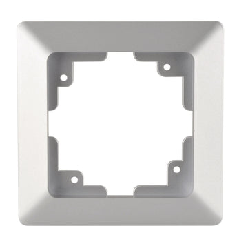 UNITEC LeMans Serie 603 Abdeckrahmen 1-fach silber für Unterputz