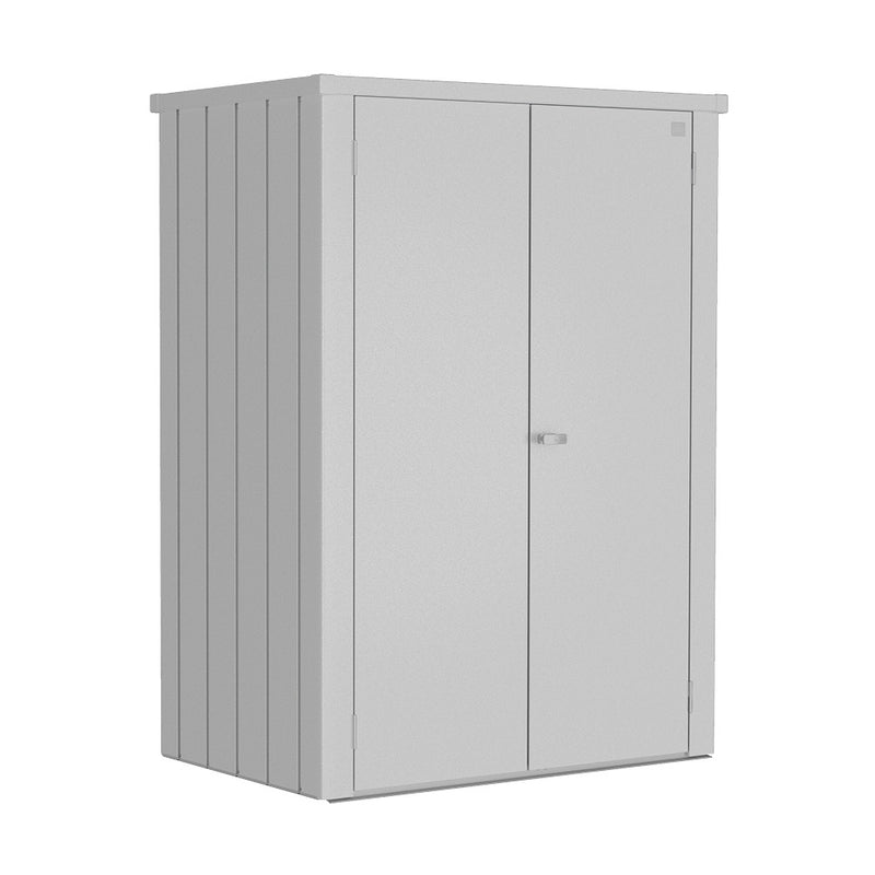 Biohort Terrassenschrank Romeo L HIGH (132 × 87 × 181 cm) Silber-metallic Standard