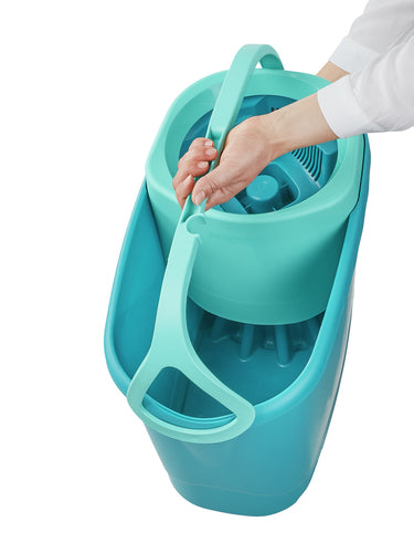 Leifheit Clean Twist M Ergo Bodenwischer Set türkis, ausziehbar