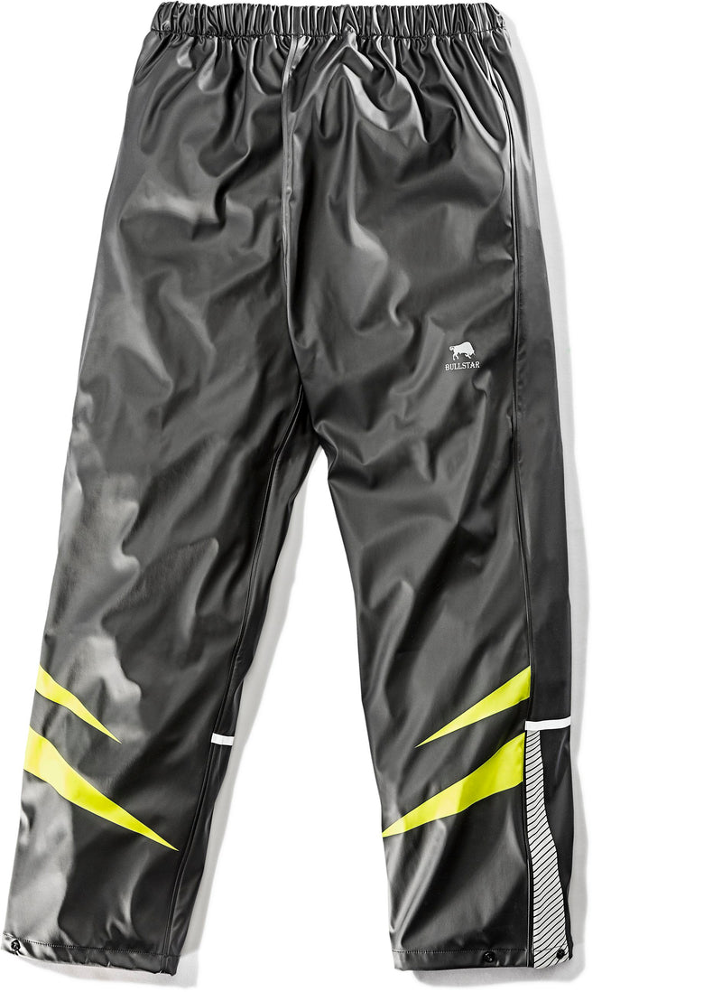 Bullstar Regenbundhose PU Ultra schwarz/lime