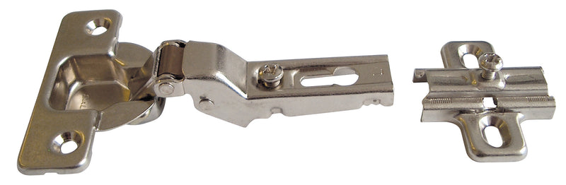 HSI Topfscharnier Standard vernickelt, Seitenwand, 35 mm Ø