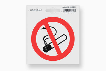 Conmetall Meister Hinweisschild Symbol Rauchen, 110 x 110 mm, PVC