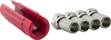 SCHWAIGER Aufdrehhilfe-Set inkl. 4 F-Stecker, Zubehör