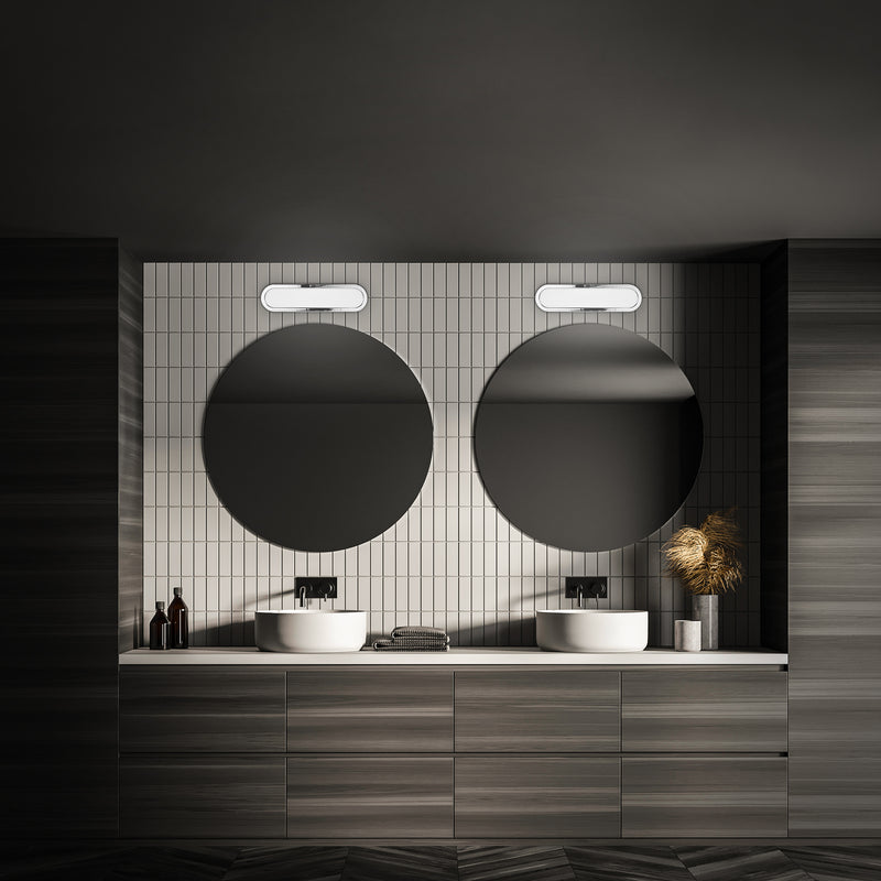 Briloner Leuchten Badleuchte Backlighte, chrom, 4000K, IP44