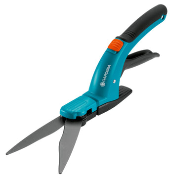 GARDENA Comfort Grasschere mit Weichkunststoff-Griff und gewelltem Wellenschliff