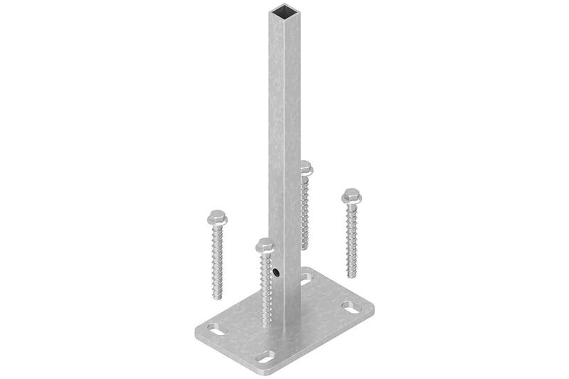 DELTA Gartenholz EASY-FENCE Pfostenträger für 70x70 Viereckpfosten 11x17x40 cm