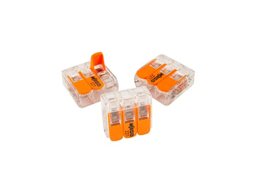 UNITEC Wagoklemme Verbindungsklemme 3-polig für 0,20–4,00 mm²