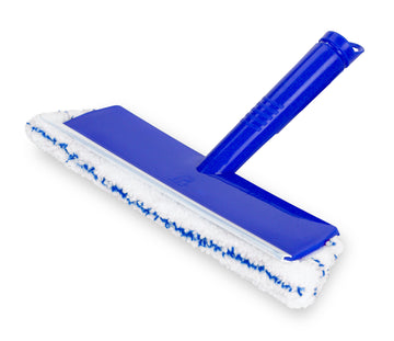 Peggy Perfect Fensterwischer Microfaser 25 cm, Handabzieher blau