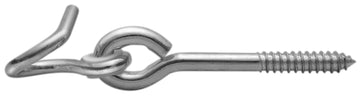 VORMANN Spiralhaken mit Holzgewinde, verzinkt, Ø 10,6 mm, Länge 180 mm (2 Stück)