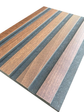 JÜRGENS Wandpaneel aus MDF, schwarz-durchgefärbt, 2770x608